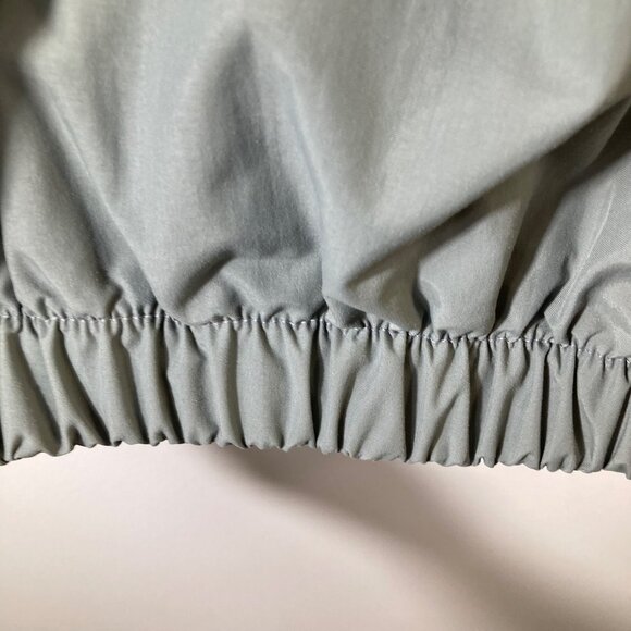 Mens Vintage IPFU Nylon Army Jacket Gray Black XL Long - Picture 8 of 9